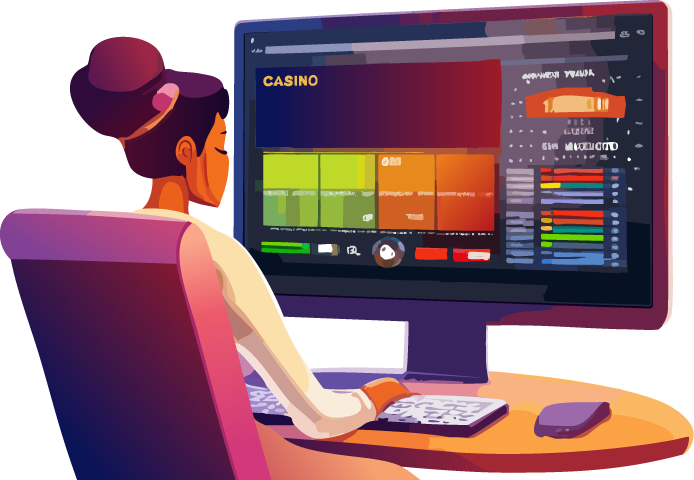 Lottery player using Bwloto mobile iLottery platform on smartphone